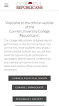 Mobile Screenshot of cornellrepublicans.org